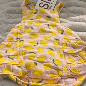 Lemon Print Infant Bubble